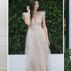 NWT Tulle Maxi Dress